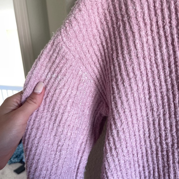 Frank And Oak Pink Wool Sweater - Picture 5 of 6